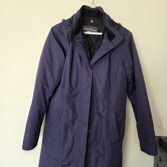 Eddie Bauer Girl on the Go Insulated Trench Coat - Picture 1 of 7